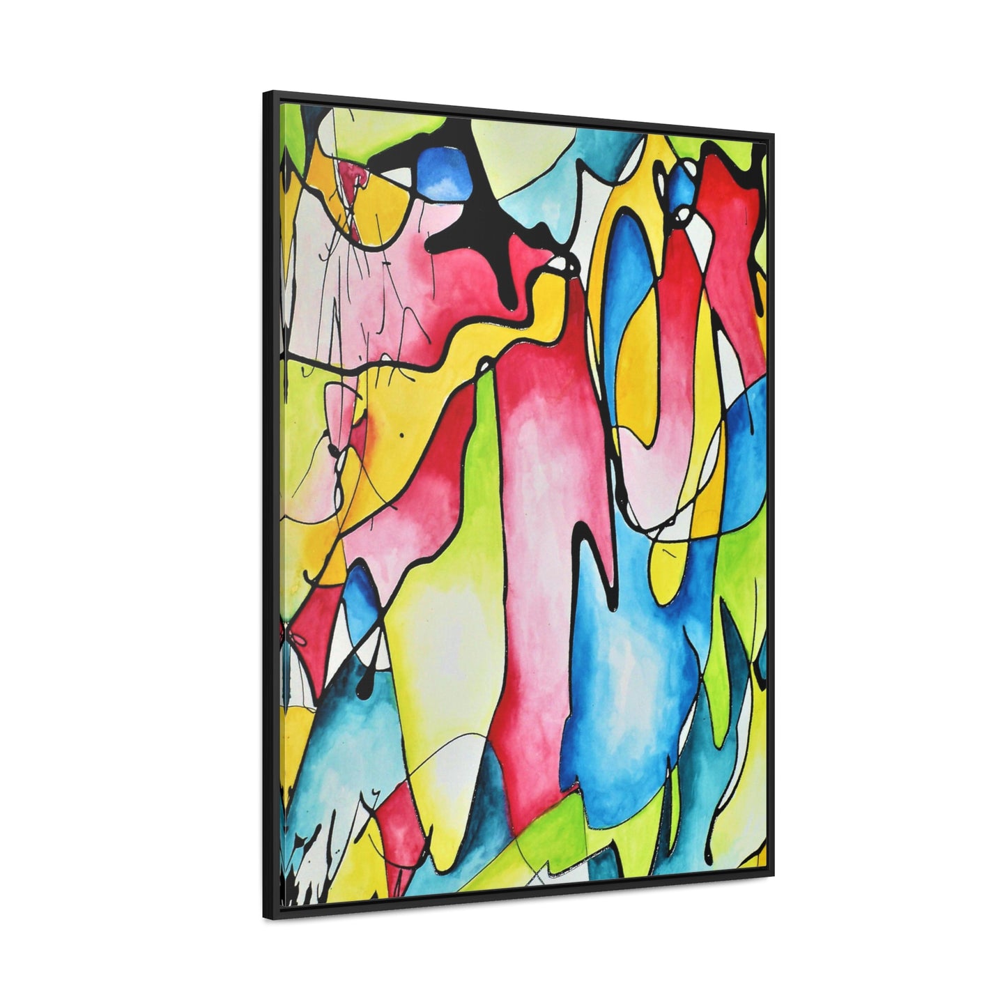 Blue Flame Gallery Canvas Wraps, Vertical Frame