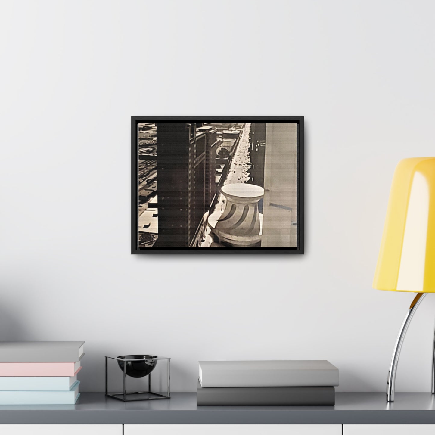 Michigan Ave Chicago Gallery Canvas Wraps, Horizontal Frame