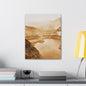 San Gabriel Dirt Fill Dam #1 Canvas Gallery Wraps Printify