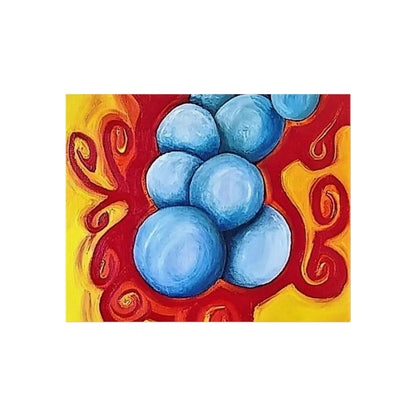 Blue Balls Fine Art Posters 10″ x 8″ (Horizontal) Matte