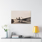 Refueling Mid-Contintent Chief Line Omaha Airport 1939 Canvas Gallery Wraps 36" x 24" 1.25"