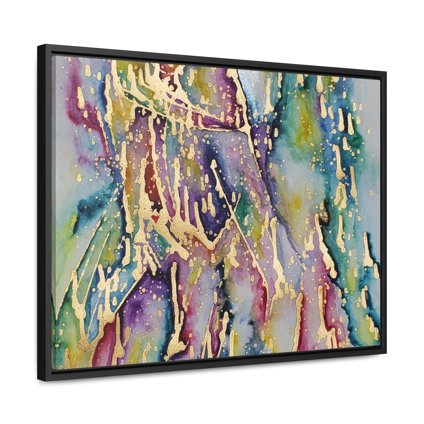 Purple Rain Gallery Canvas Wraps, Horizontal Frame