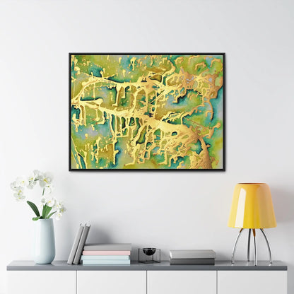 Acid Rain Gallery Canvas Wraps, Horizontal Frame