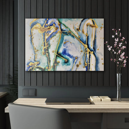 Blue Willow Acrylic Prints 36" x 24" (Horizontal) Glossy