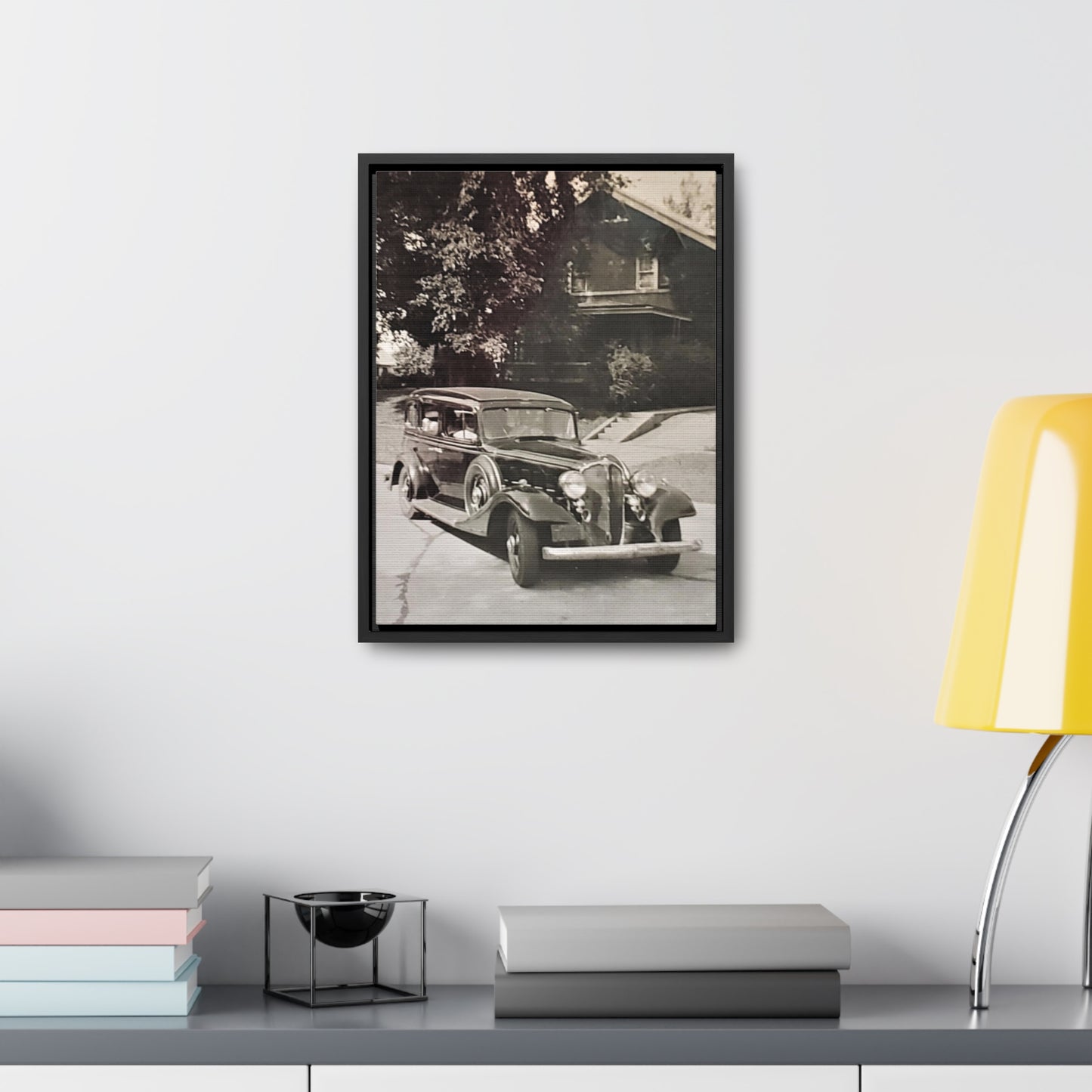 Classic Car Gallery Canvas Wraps, Vertical Frame