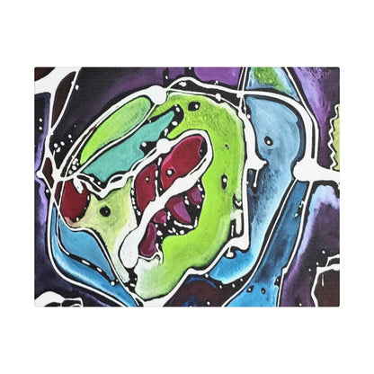 Alien Satin Canvas, Stretched 14″ x 11″ (Horizontal) 1.5"