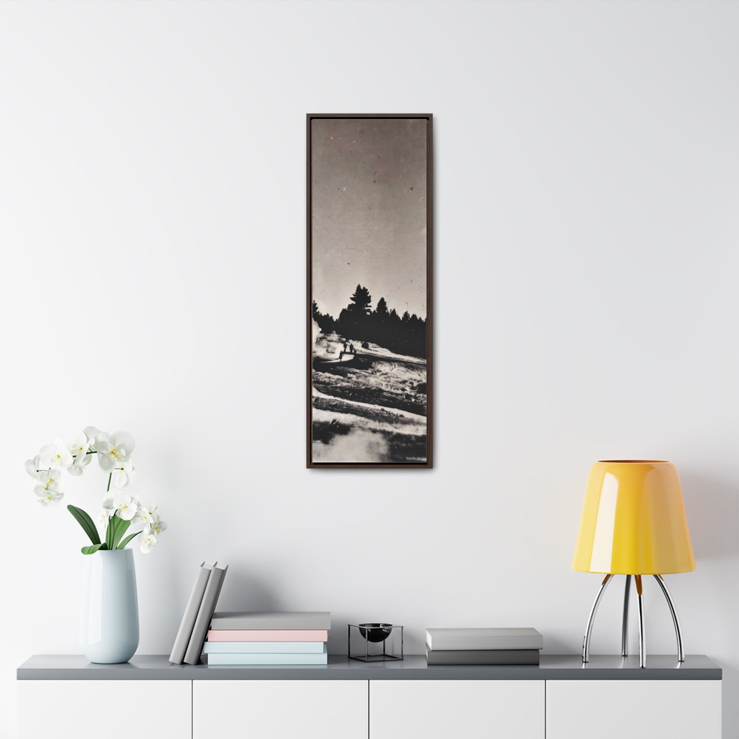 Norris Geyser Yellowstone Gallery Canvas Wraps, Vertical Frame