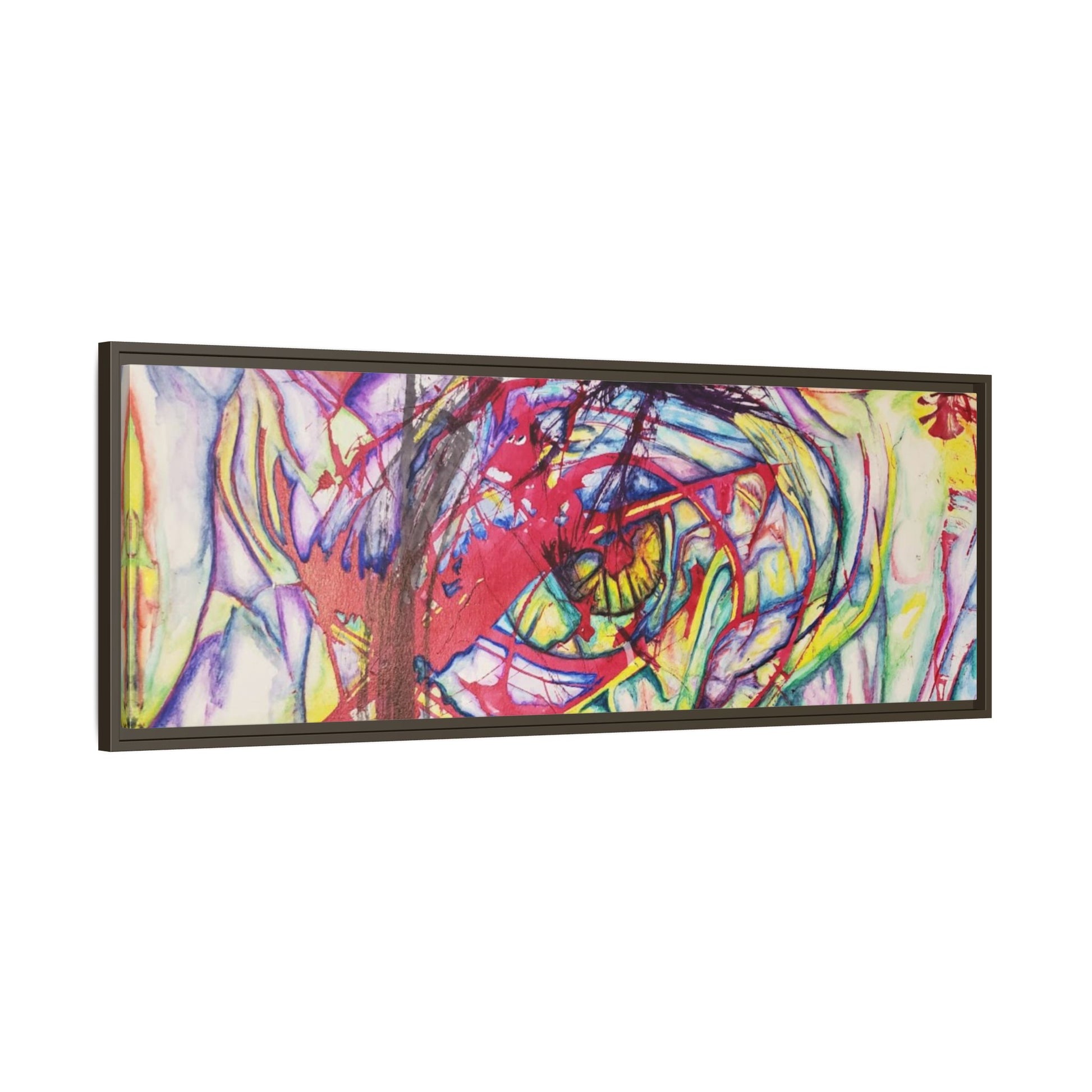 The Eye Framed Art Print - Kia Day Design