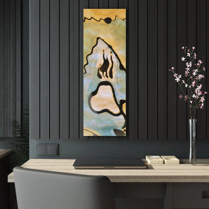 Screaming Ghost Acrylic Prints 12" x 36" (Vertical) Glossy