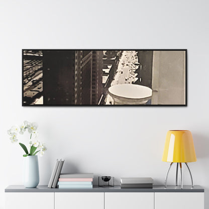 Michigan Ave Chicago Gallery Canvas Wraps Horizontal Frame 60″ x 20″ Black Premium Gallery Wraps (1.25″)