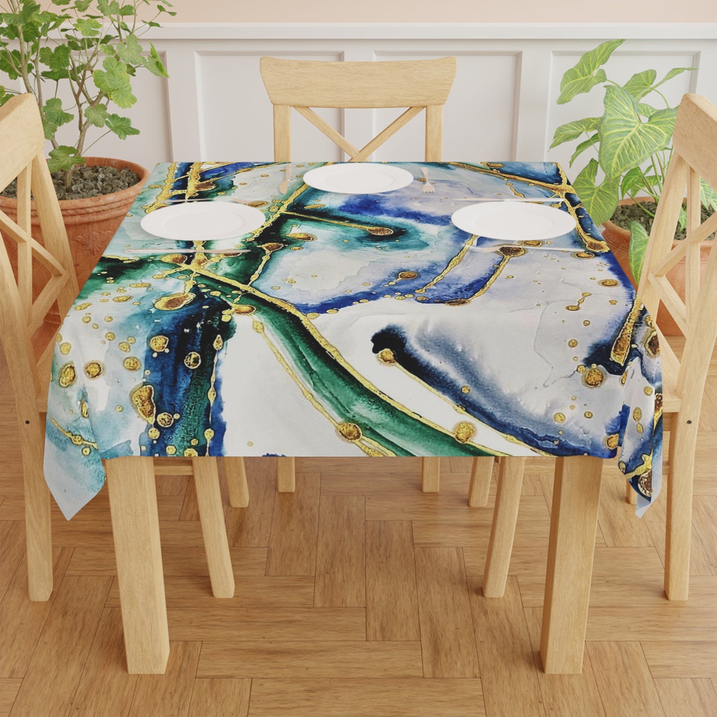 Blue Willow Table Cloth