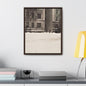 430 W 119th St New York Gallery Canvas Wraps Vertical Frame 16″ x 20″ Premium Gallery Wraps (1.25″) white black