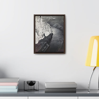 Boulder Dam Gallery Canvas Wraps Vertical Frame 11″ x 14″ 1.25" Walnut