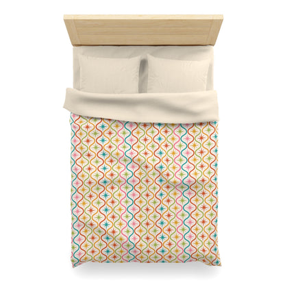 Colorful Patterned Microfiber Duvet Cover - Kia Day Design