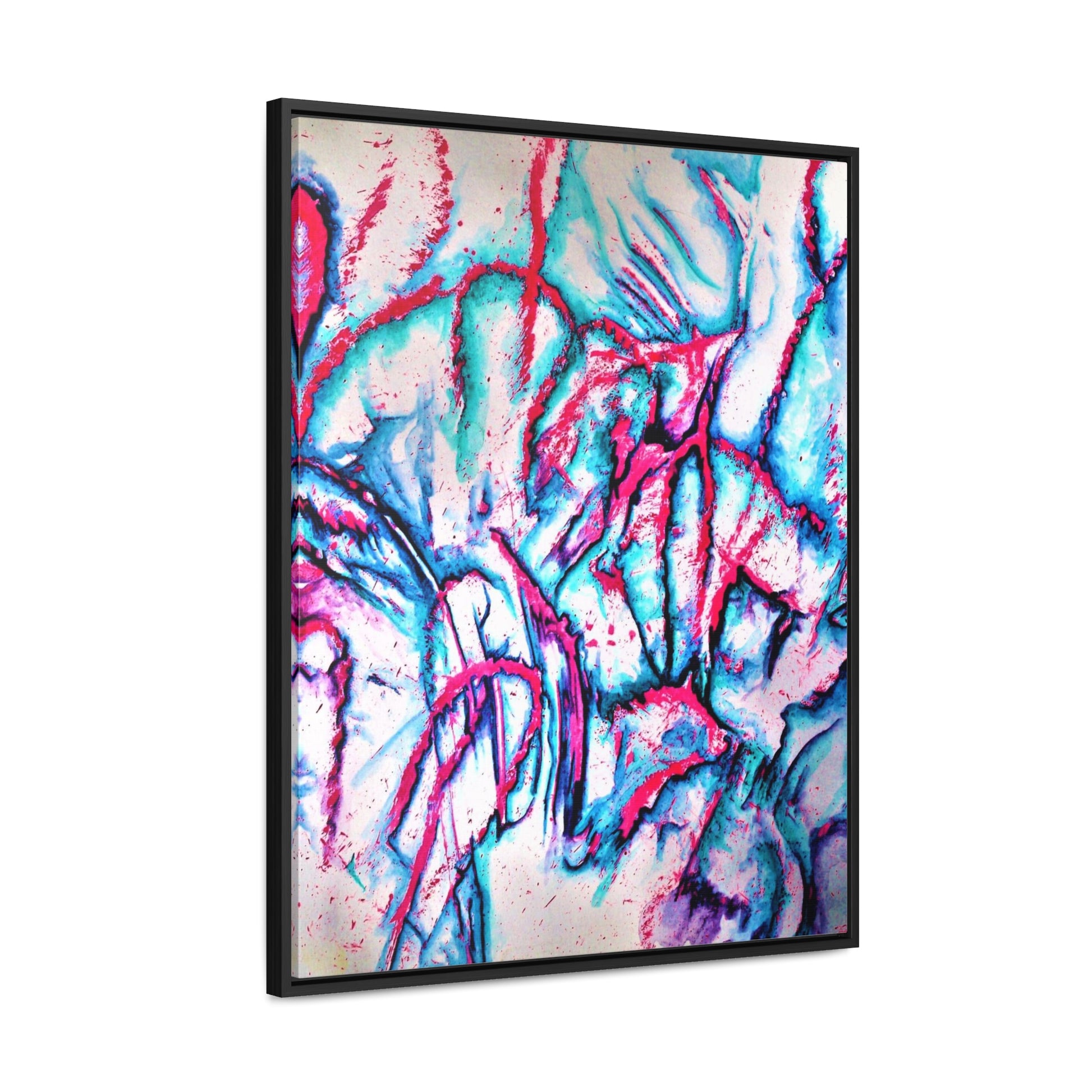 Pink Jellyfish Gallery Canvas Wraps, Vertical Frame