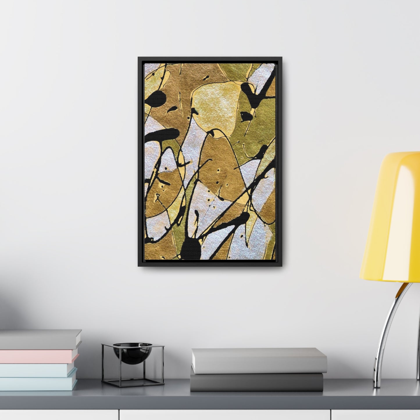 Gold Rush Gallery Canvas Wraps, Vertical Frame