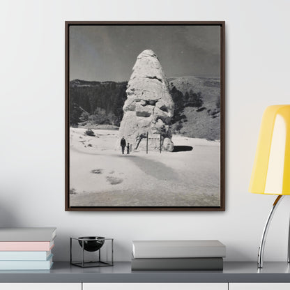 Liberty Cap Yellowstone Gallery Canvas Wraps Vertical Frame 20″ x 24″ 1.25" Walnut