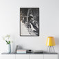 Narada Falls Yellowstone Gallery Canvas Wraps Vertical Frame 24″ x 36″ Premium Gallery Wraps (1.25″) Black