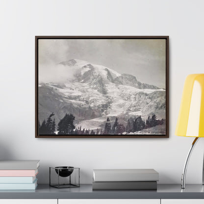 Mount Rainier Gallery Canvas Wraps Horizontal Frame 24″ x 18″ Walnut Premium Gallery Wraps (1.25″)