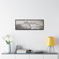 Mount Rainier Gallery Canvas Wraps Horizontal Frame 36″ x 12″ Walnut Premium Gallery Wraps (1.25″)
