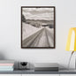 Western Road Gallery Canvas Wraps Vertical Frame 16″ x 20″ 1.25" Walnut