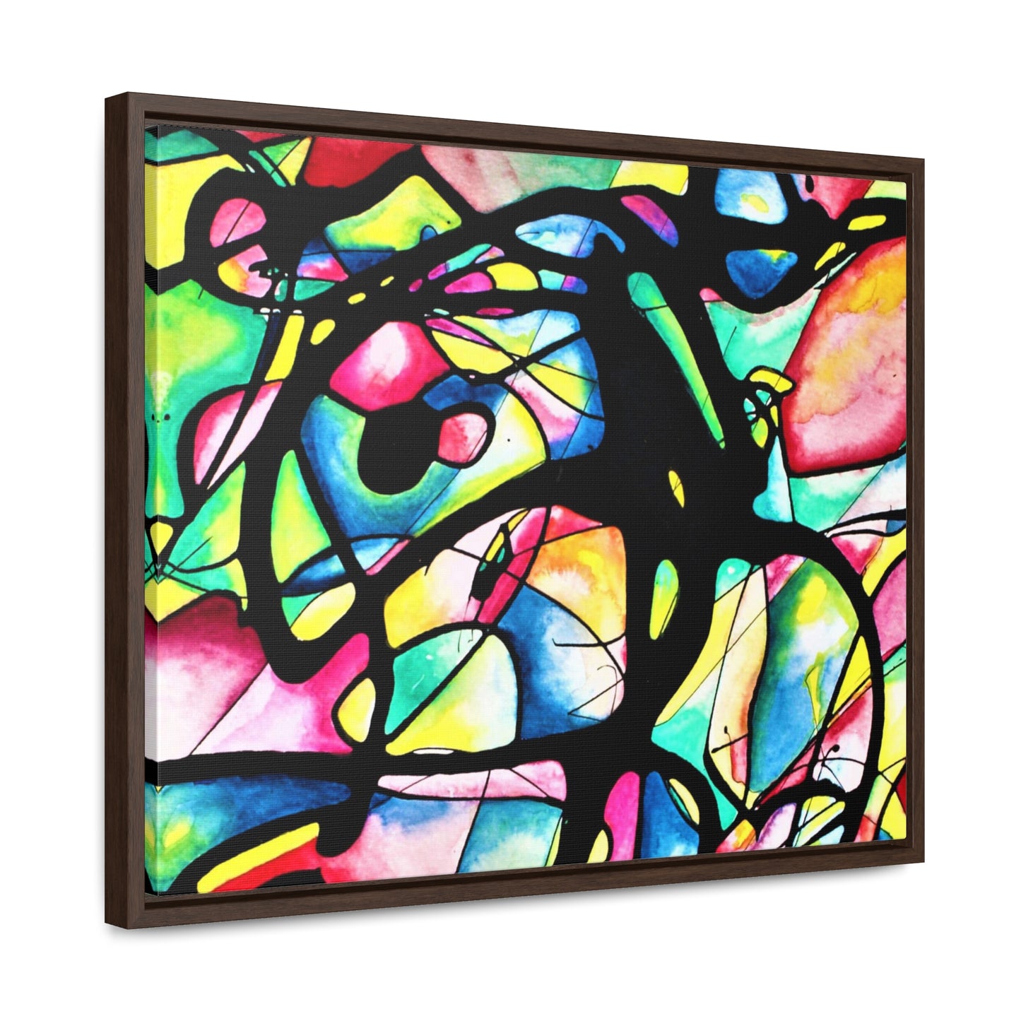 Peacock Gallery Canvas Wraps, Horizontal Frame