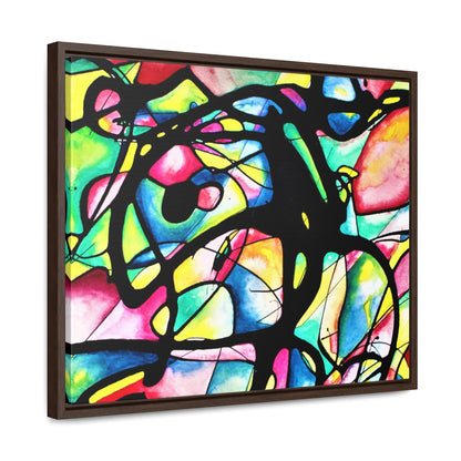 Peacock Gallery Canvas Wraps, Horizontal Frame