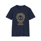 Jerry Garcia Dancing Bears Face - Vineyard Collection T-Shirt - Navy - T-Shirts