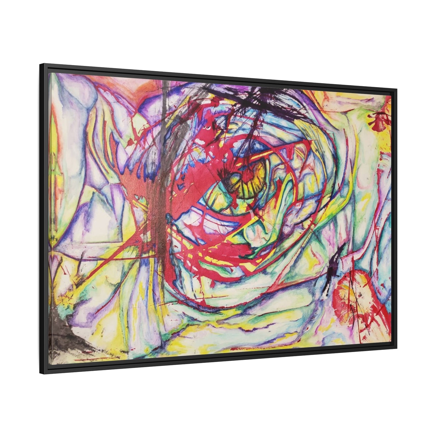 The Eye Framed Art Print - Kia Day Design