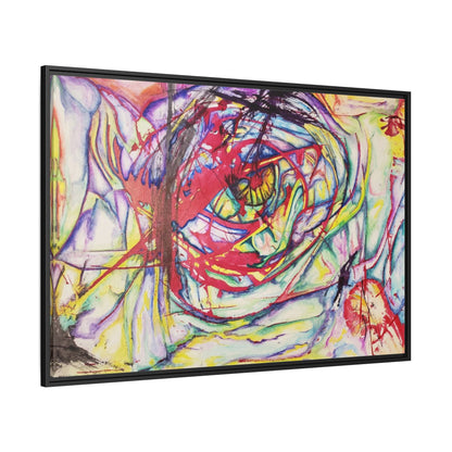 The Eye Framed Art Print - Kia Day Design