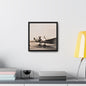 Refueling Mid-Contintent Chief Line 1939 Gallery Canvas Wraps Square Frame 12″ x 12″ Premium Gallery Wraps (1.25″) Black