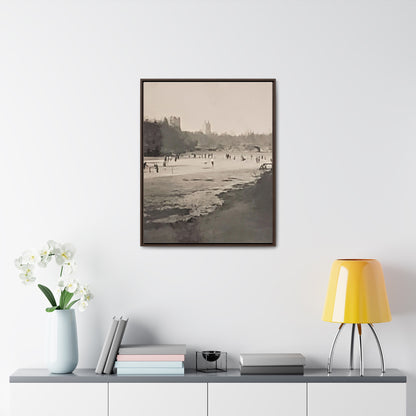 Central Park Gallery Canvas Wraps, Vertical Frame 24″ x 30″ 1.25" Walnut