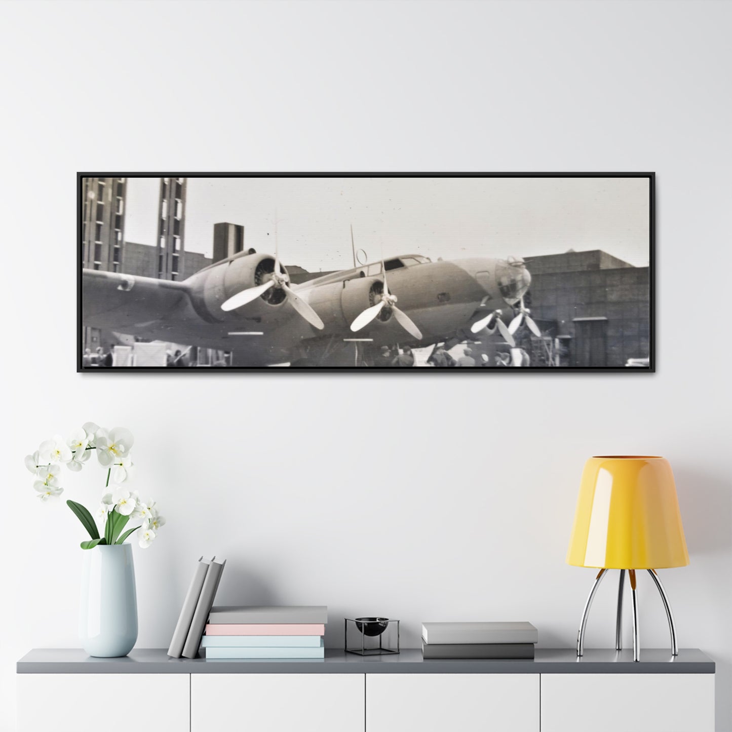 Boeing B-17 Bomber Gallery Canvas Wraps, Horizontal Frame