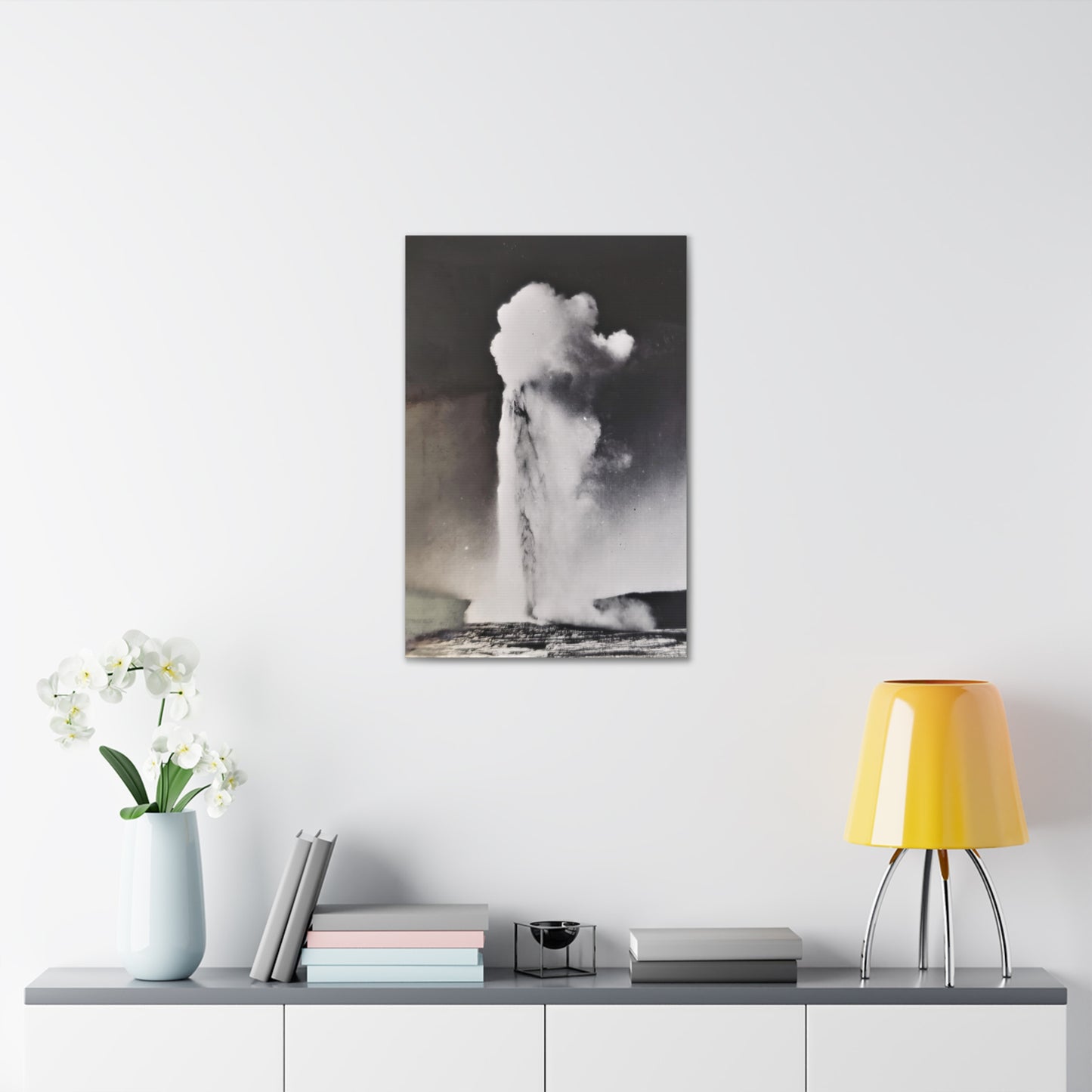 Old Faithful Geyser Yellowstone Canvas Gallery Wraps