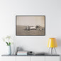 Army Pursuit Plane Ames Airport 1939 Gallery Canvas Wraps, Horizontal Frame 36″ x 24″ Black 1.25"