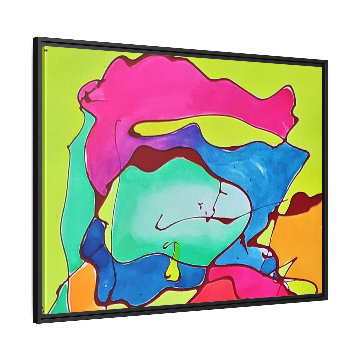 Kool Kid Matte Canvas Framed - Kia Day Design
