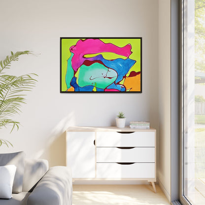 Kool Kid Matte Canvas Framed - Kia Day Design