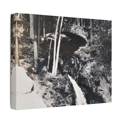 Narada Falls Yellowstone Satin Canvas Stretched