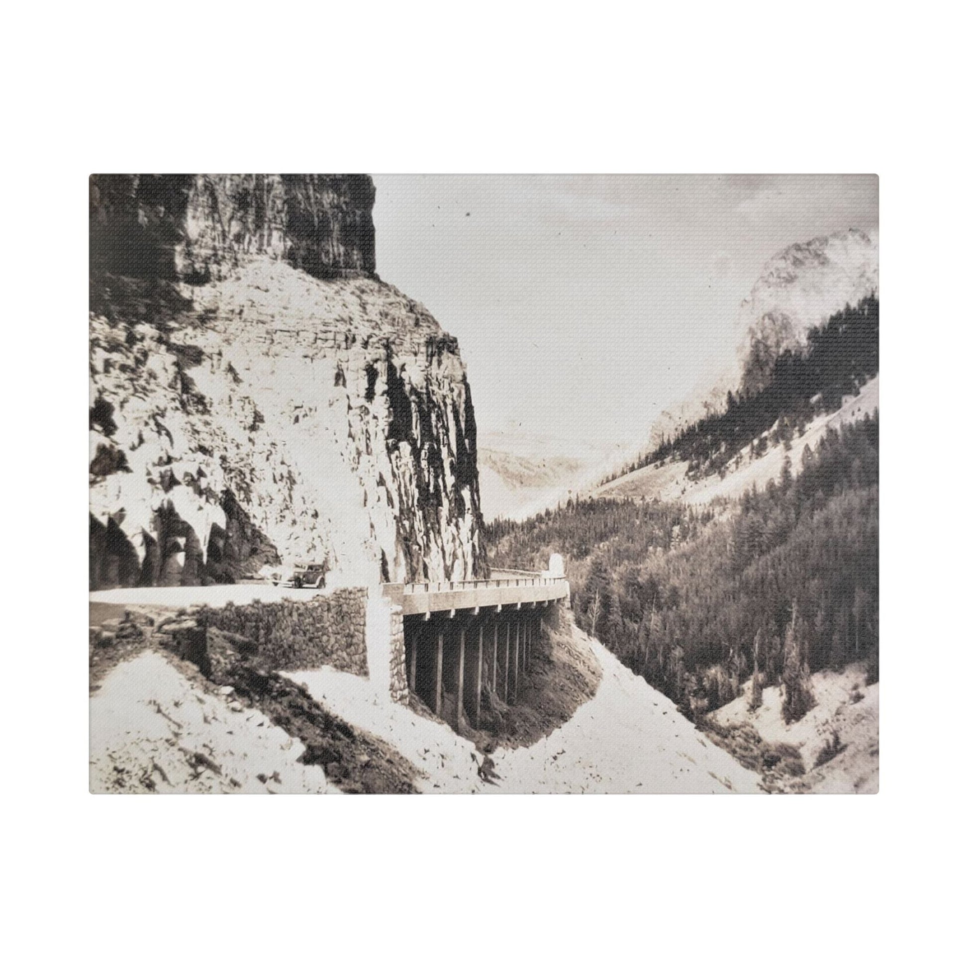 Golden Gate Canyon Colorado Satin Canvas Stretched