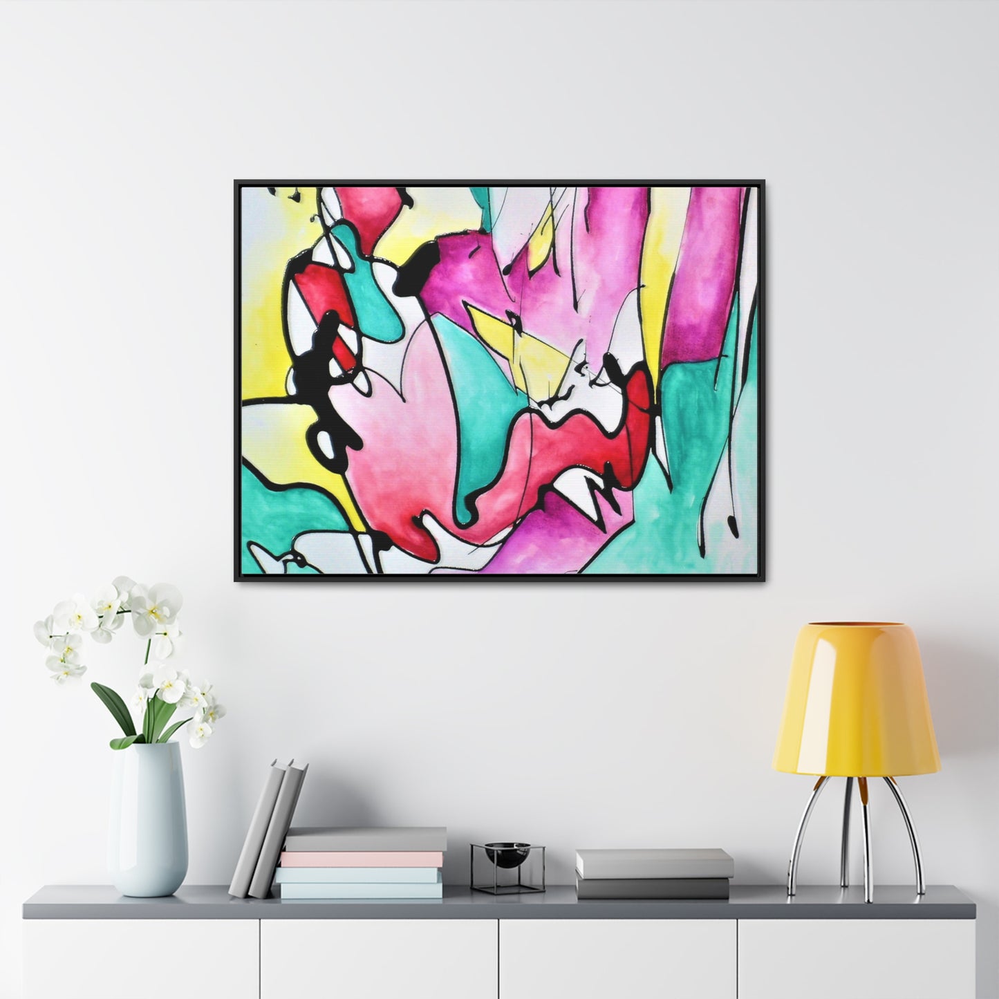 Glass Gallery Canvas Wraps, Horizontal Frame