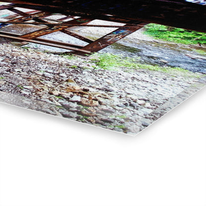 Urban Bridge Acrylic Print French Cleat Hanging - - Home Decor