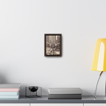 Rockefeller Plaza Gallery Canvas Wraps Vertical Frame 5″ x 7″ Premium Gallery Wraps (1.25″) Walnut