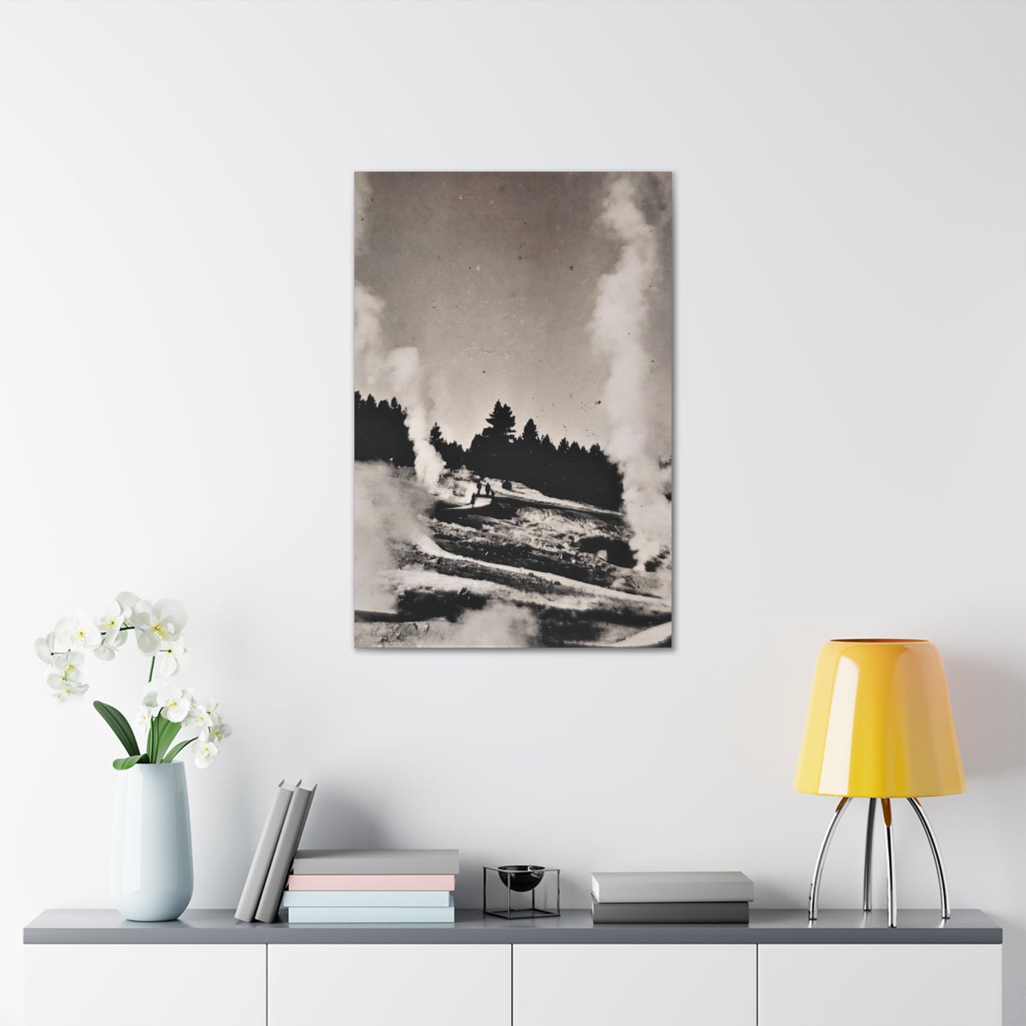 Norris Geyser Yellowstone Canvas Gallery Wraps