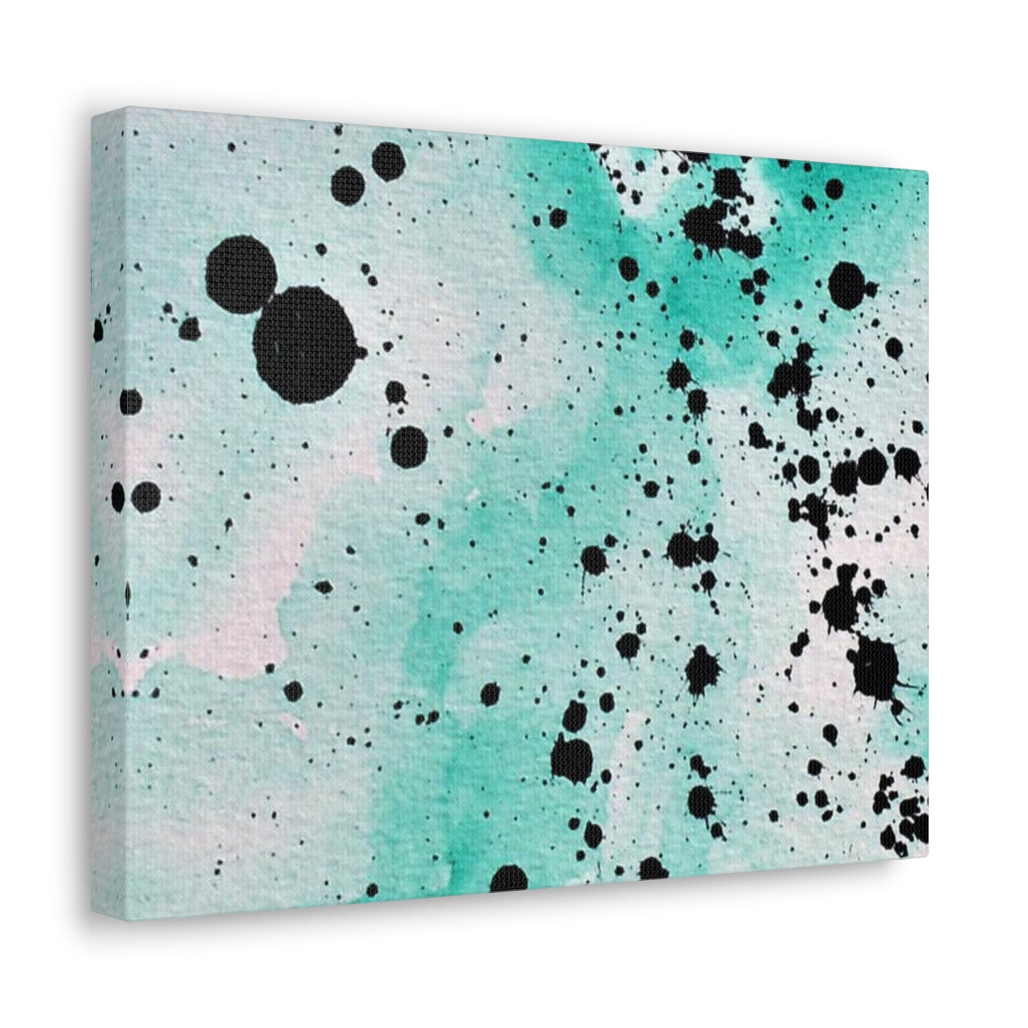 Teal Burst Canvas Gallery Wraps