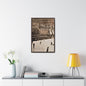 Rockefeller Plaza Easter 1945 Gallery Canvas Wraps Vertical Frame 20″ x 30″ 1.25" Walnut