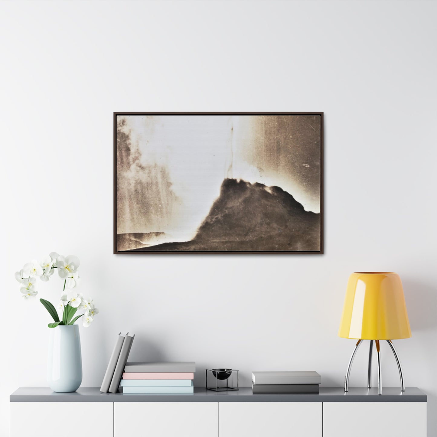 White Dome Geyser Yellowstone Gallery Canvas Wraps, Horizontal Frame