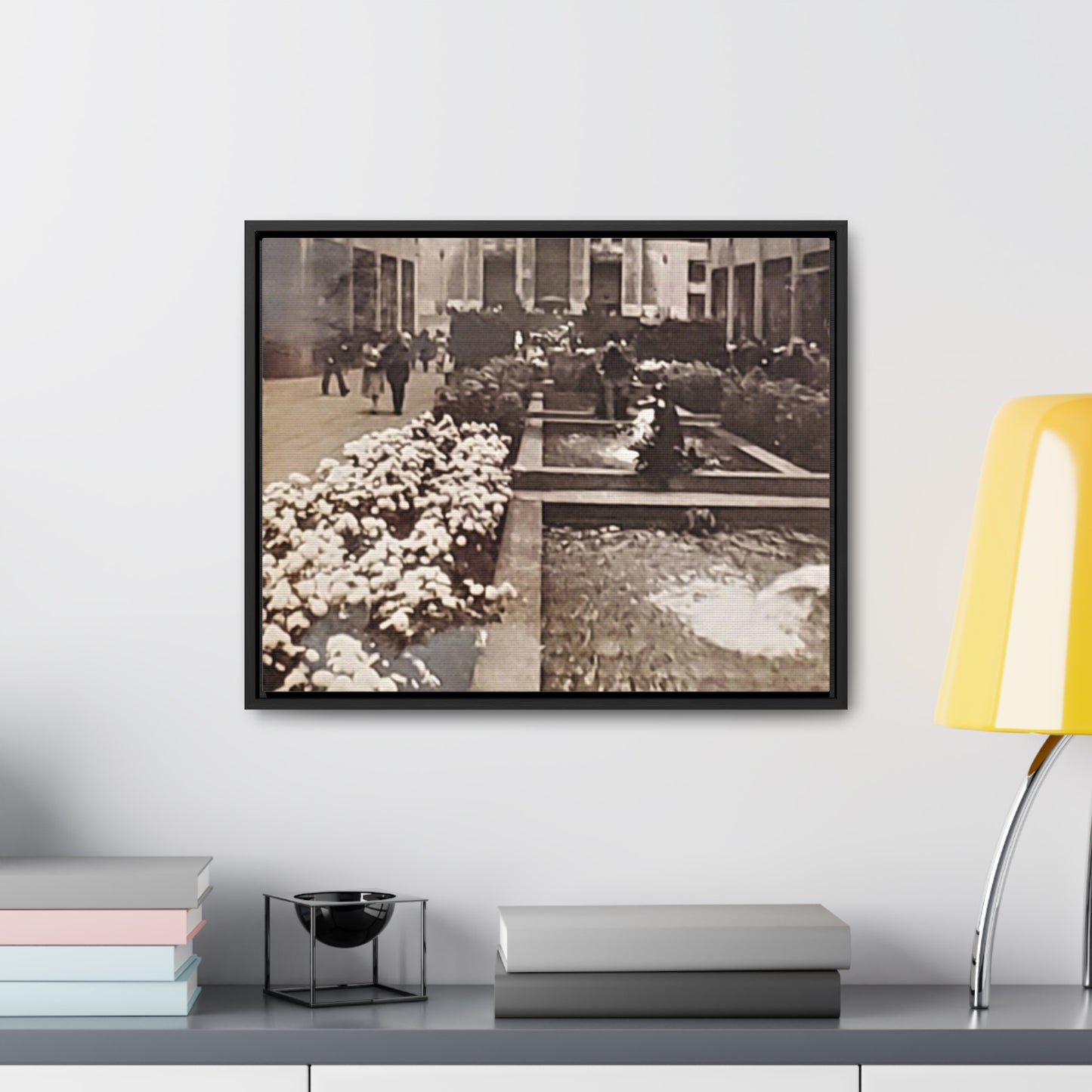 Rockefeller Plaza Gallery Canvas Wraps, Horizontal Frame