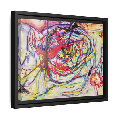 The Eye Framed Art Print - Kia Day Design