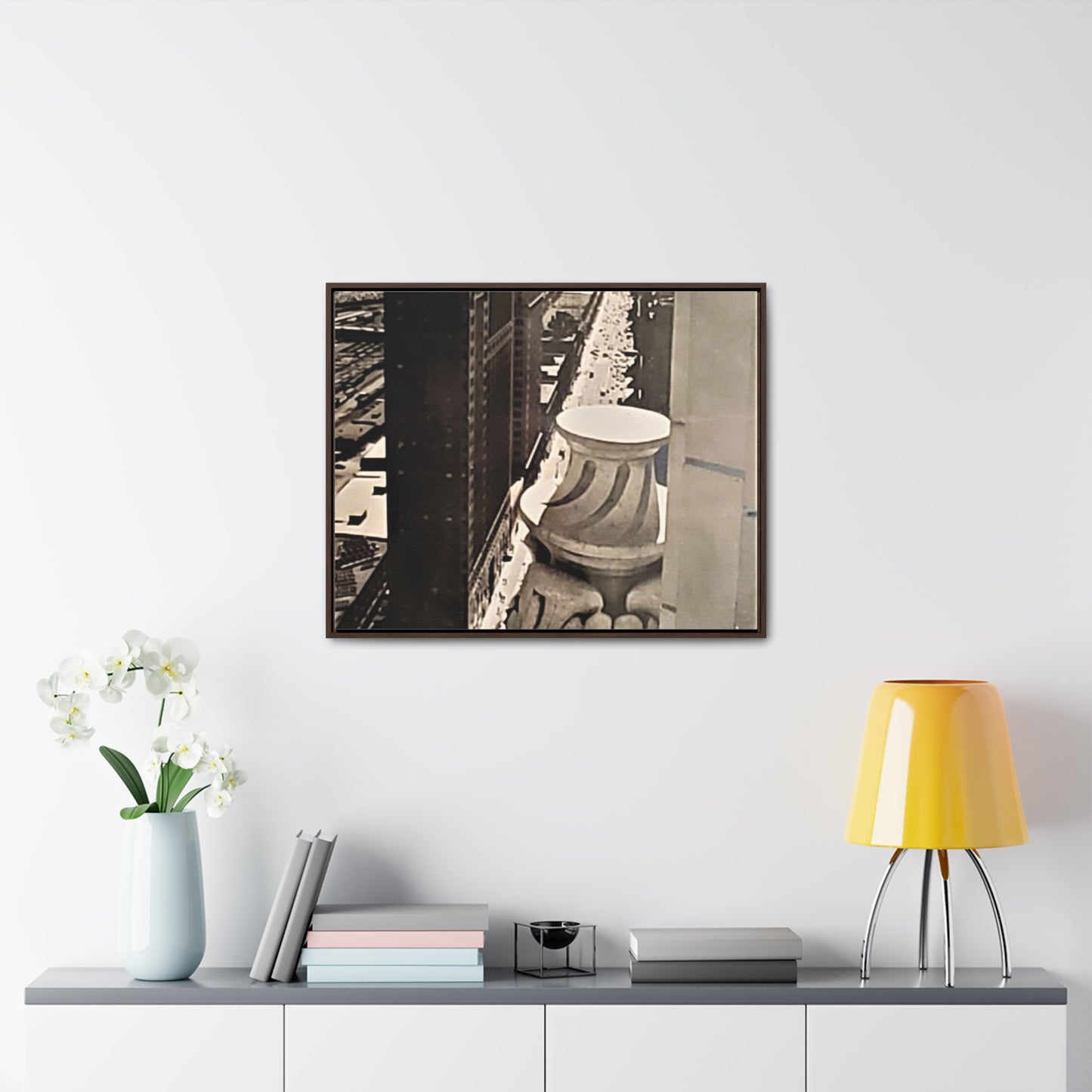 Michigan Ave Chicago Gallery Canvas Wraps, Horizontal Frame