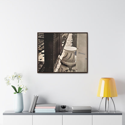 Michigan Ave Chicago Gallery Canvas Wraps Horizontal Frame 30″ x 24″ Walnut Premium Gallery Wraps (1.25″)
